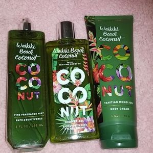 Waikiki beach coconut